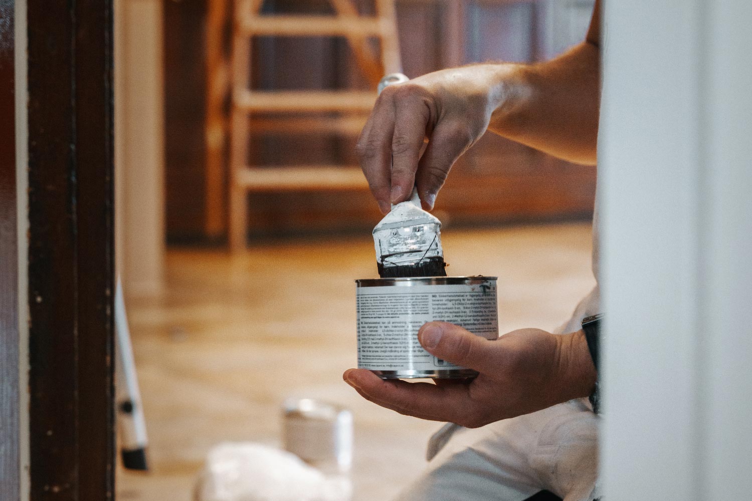 Invändig målning i Umeå